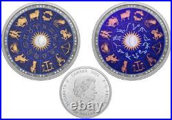 2022'Signs of the Zodiac' Proof $30 Fine Silver 2oz. Coin (RCM 204217) (20486)