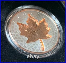 2022 Super Incuse Maple Leaf 1oz. 9999 Silver Coin Canada UNC