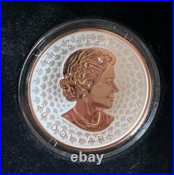 2022 Super Incuse Maple Leaf 1oz. 9999 Silver Coin Canada UNC
