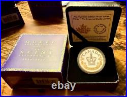 2022'The Imperial State Crown' Proof $1 Fine 99% Silver Coin gold plating