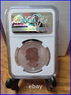 2022 W 1c Canada 1 Oz Silver Ngc Sp70 Farewell To The Penny Maple Leaf Cent Fr