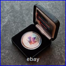 2023 1OZ Silver Canada Maple Leaf Universum Universe Space ONLY 250pc Etui RARE