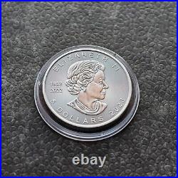 2023 1OZ Silver Canada Maple Leaf Universum Universe Space ONLY 250pc Etui RARE