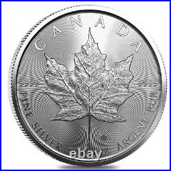 2023 1 Oz Canadian Silver Maple Leaf Coin. 9999 Fine (Lot of 20) Fast Shipping