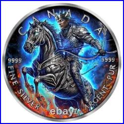2023 1 Oz Silver $5 Canada Four Horsemen Of The Apocalypse WHITE HORSE Coin