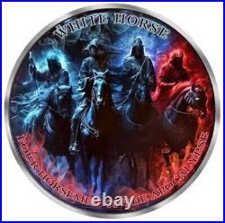 2023 1 Oz Silver $5 Canada Four Horsemen Of The Apocalypse WHITE HORSE Coin