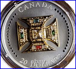 2023 $20 Fine Silver Coin Saint Edward's Crown. Expertly Struck by the RCM