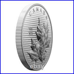 2023 $50 Maple Leaves in Motion Pure Silver Coin