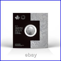 2023 $5 Treasured Silver Maple Leaf Pure Silver Premium Bullion Coin