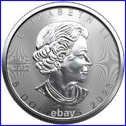 2023 $5 Treasured Silver Maple Leaf Pure Silver Premium Bullion Coin