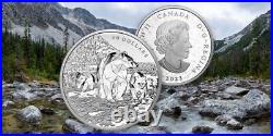 2023 CANADA $30 MULTIFACETED GRIZZLY BEARS 2oz. 9999 Pure Silver Proof Coin
