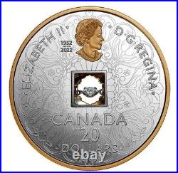 2023 Canada $20 Dancing Diamond Sparkle of the Heart Pure Silver Coin Low CoA#