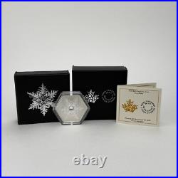 2023 Canada $20 Hexagon Crystal Snowflake Pure Silver Coin