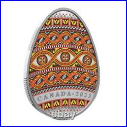 2023 Canada $20 Ukrainian Pysanka? . 9999 Pure 1 oz Silver Coin COA + Box