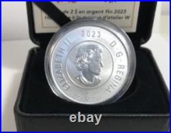 2023 Canada $2 Fine silver coin W Mint mark Polar Bear