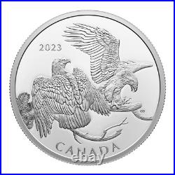 2023 Canada $30 Fine Silver Coin The Striking Bald Eagle