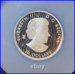 2023 Canada $30 Striking Bald Eagle 2oz. 9999 Silver NGC PF70 UC 1stDay of Issue