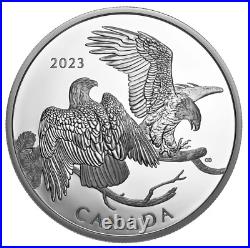 2023 Canada $30 The Striking Bald Eagle Pure Silver Coin