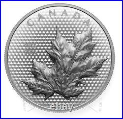 2023 Canada $50 Maple Leaves in Motion UHR 5oz. 9999 Silver Proof Mintage 2000