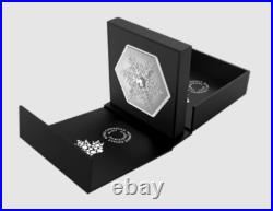 2023 Canada Hexagon Snowflake With Clear Crystal $20 99.99% Pure Silver Coin 2023 Canada Hexagon Snowflake With Clear Crystal $20 99.99% Pure Silver Coin