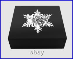 2023 Canada Hexagon Snowflake With Clear Crystal $20 99.99% Pure Silver Coin 2023 Canada Hexagon Snowflake With Clear Crystal $20 99.99% Pure Silver Coin