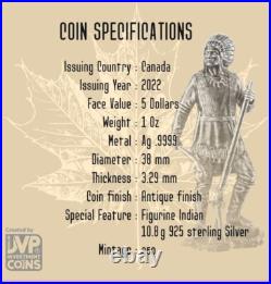 2023 Canada Maple. 9999 1oz Indian Land of a Thousand Lakes Series