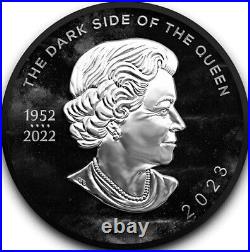 2023 Canada Maple Leaf Dark Side of the Queen Edition 1 oz. 999 Silver Coin