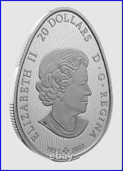 2023 Canada Traditional Ukrainian Pysanka $20 99.99% Pure Silver Coin