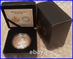 2023 Lady Peace PAX Dollar $1 1OZ Pure Silver Proof Pulsating UHR Canada Coin