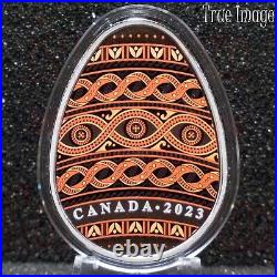 2023 Pysanka Ukrainian Easter Egg? Canada $20 Proof Pure Silver Coin