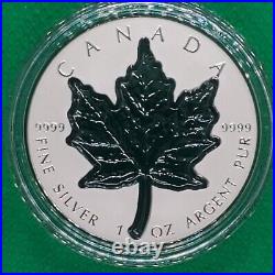 2023 Super Incuse Silver Maple Leaf SML $20 1OZ Pure Silver Proof Coin Canada