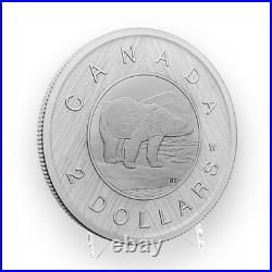 2023 W Mint Mark Polar Bear 1oz. 9999 Silver $2 Specimen RCM Canada