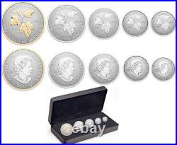 2024Canada's Autumn Beauty' Fractional Set 5 Fine Silver Coins(RCM 206690)20653