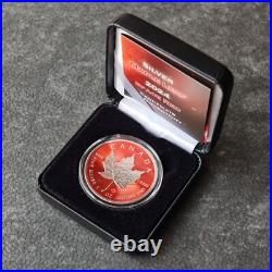 2024 1OZ Silver Canada Maple Leaf Space Red Etui Certificate NEW ONLY 250pc #1