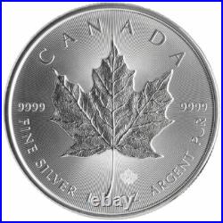 2024 1oz Canadian Silver Maple Leaf Coin. 9999-Tube of 25 Ships from Canada