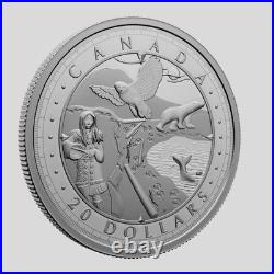 2024 $20 This is Canada Wondrous Waters Arctic Coast 1 oz Pure Silver Coin