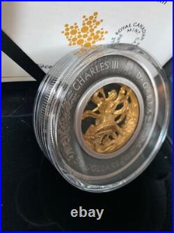 2024 $50 Allegory of Freedom 3D Pure 143.0 gr. 9999 Silver Coin Canada