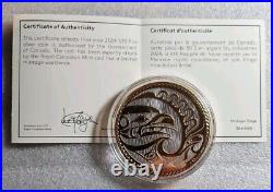 2024 CANADA EAGLE the HUNTER by Kwakiutl Jason Hunt $30 2oz. 9999 Silver Coin