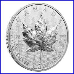 2024 CANADA Ultra-High Relief Silver Maple Leaf $50 5oz. 9999 Pure Silver Coin