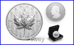 2024 CANADA Ultra-High Relief Silver Maple Leaf $50 5oz. 9999 Pure Silver Coin