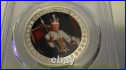 2024 Canada $1 Charles III Coronation 1st Ann. PCGS PR70 DCAM 1oz Silver Coin