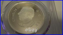 2024 Canada $1 Charles III Coronation 1st Ann. PCGS PR70 DCAM 1oz Silver Coin
