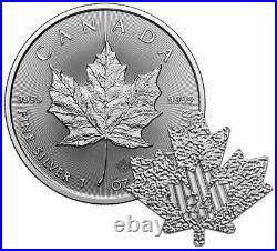 2024 Canada 1 oz Silver Maple Leaf Coin (Lot of 5) IN STOCK! SHIPPING NOW