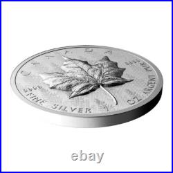 2024 Canada $20 Fine Silver Coin Ultra-High Relief 1 oz. Silver Maple Leaf