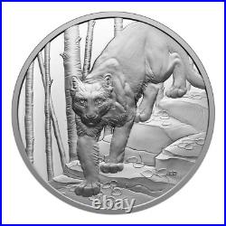 2024 Canada $20 Great Hunters Cougar UHR Silver Coin with BONUS Cougar Stamp 2024 Canada $20 Great Hunters Cougar UHR Silver Coin with BONUS Cougar Stamp