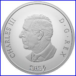 2024 Canada $20 Sapphire Jubilee Snowflake Brooch Pure Silver Coin