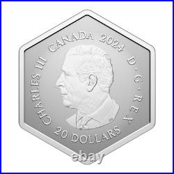 2024 Canada $20 Snowflake 1 oz Pure Silver Coin