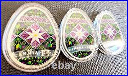 2024 Canada $20 Traditional Ukrainian Pysanka 1 oz. 0.9999 Pure Silver Coin
