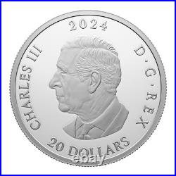 2024 Canada $20 Wildlife Reflections Moose Pure Silver Coin