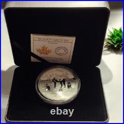 2024 Canada $30 Multifaceted Animal Family Timber Wolves 2 oz. Silver Coin